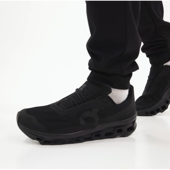 On Running Shoes - On Cloudmonster All Black Running Swiss Engineer Men's Sneakers Size 14